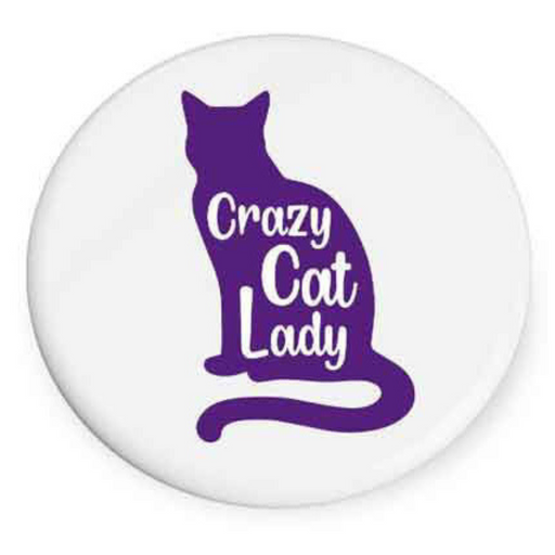 Ronis Crazy Cat Lady - Beautiful On The Inside Coaster 10cm