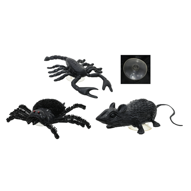 Ronis Creatures With Suction Cup 3 Asstd