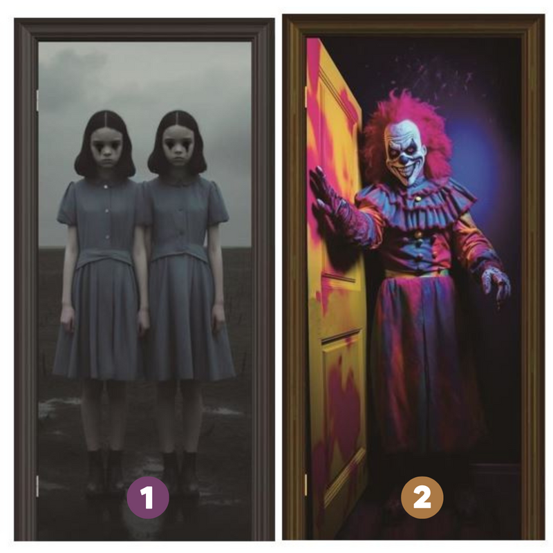 Ronis Creepy Door Curtain 180cm 2 Asstd