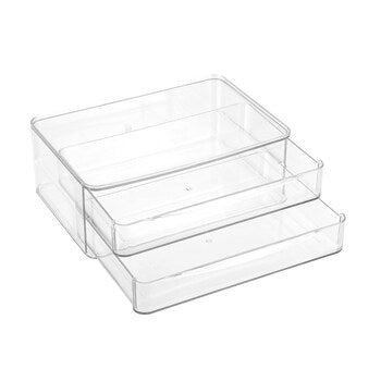 Ronis Crystal 2 Drawer Unit 25x17.5x9.5cm