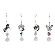 Ronis Crystal Lasercut Suncatcher 21cm Assorted