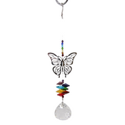 Ronis Crystal Lasercut Suncatcher 21cm Assorted
