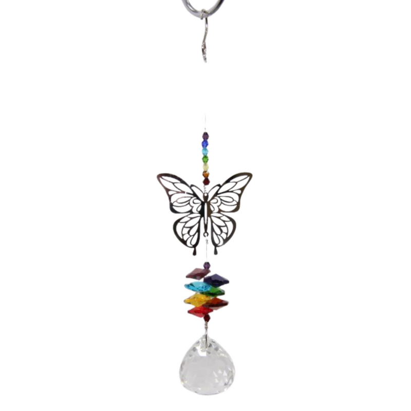 Ronis Crystal Lasercut Suncatcher 21cm Assorted