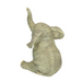 Ronis Cute Sitting Grey Elephant with Trunk Up 20cm