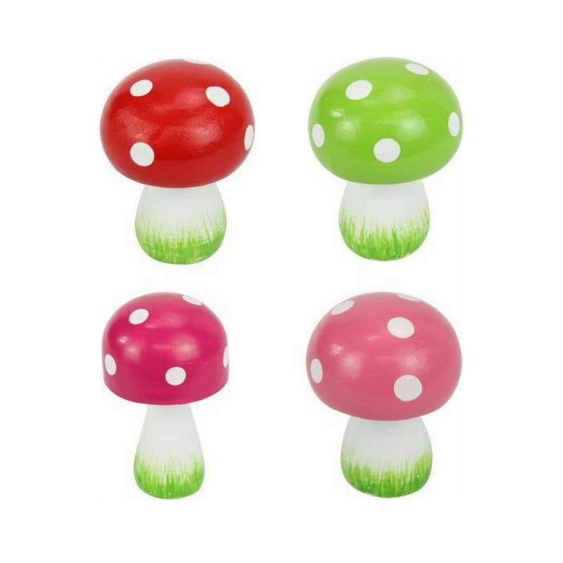 Ronis Cute Fairy Garden Mushrooms 8cm Assorted