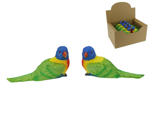 Rainbow Lorikeet Paperweight 2 Assorted 14cm