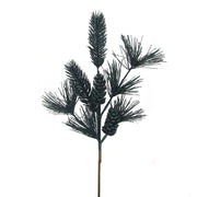 Emerald Glitter Pincone Stem 50cm – thumbnail