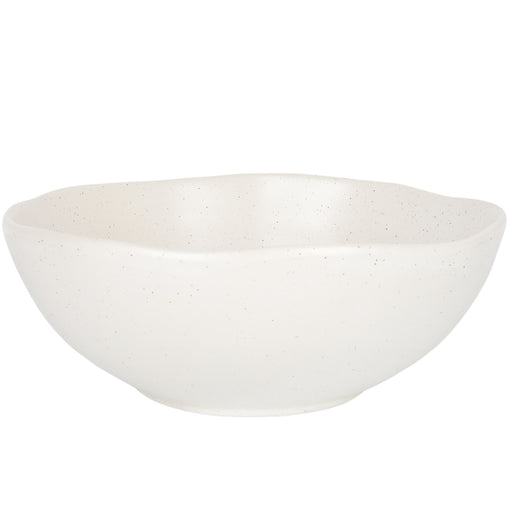 Kitchen Tableware Salad Bowl 25X10Cm Speckled White