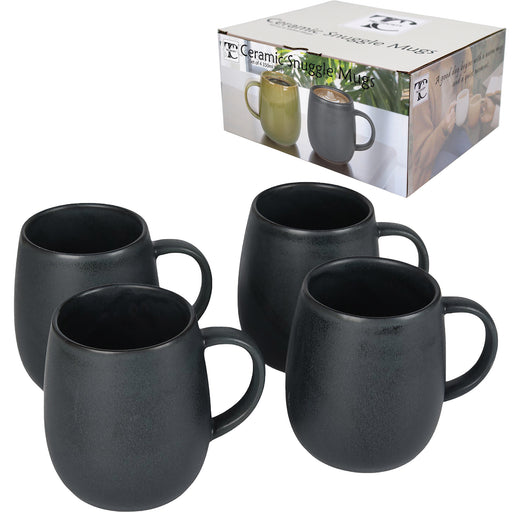 Snug Mug 350ml Charcoal Set of 4