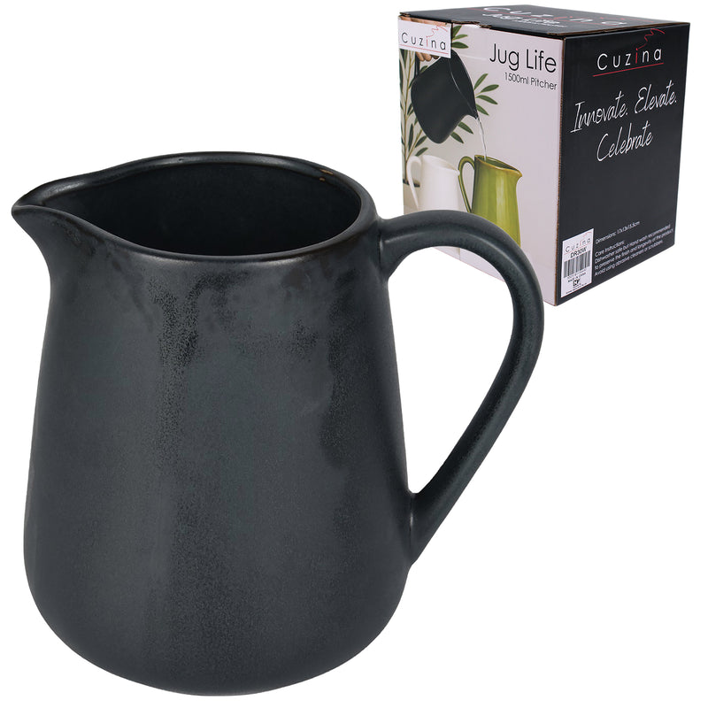Pitcha 1500ml Jug Charcoal