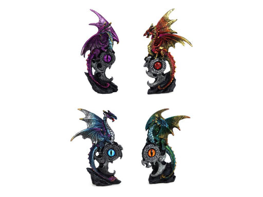 Dragon figurine guarding eye assorted