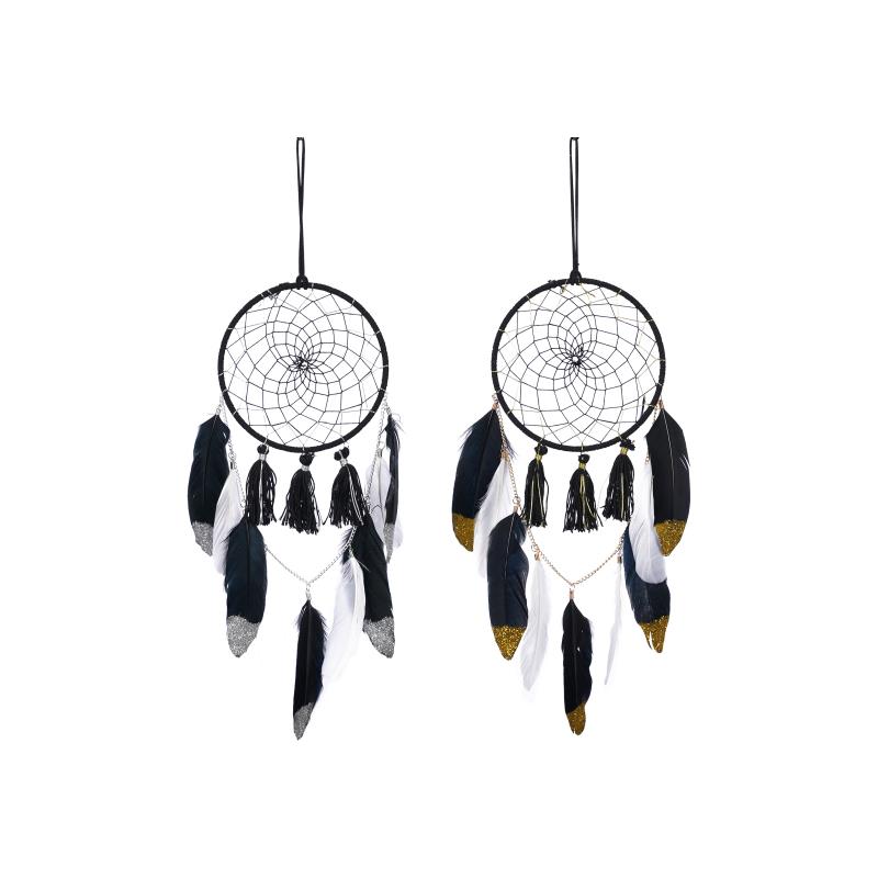 16CM BLACK DREAM CATCHER 2 ASS