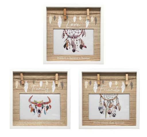 Assorted dream catcher photo frame 20x20cm