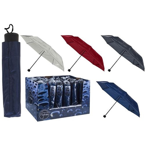 Reliable widely covering canopy with push-to-open mechanism