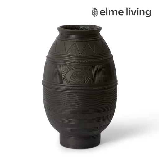 Ronis Darius Vase Black 27x27x43cm