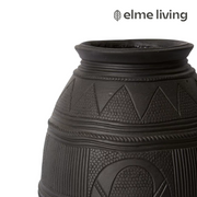 Ronis Darius Vase Black 27x27x43cm – thumbnail