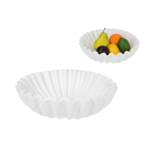 Ronis Decor Bowl with Fan Design 29cm