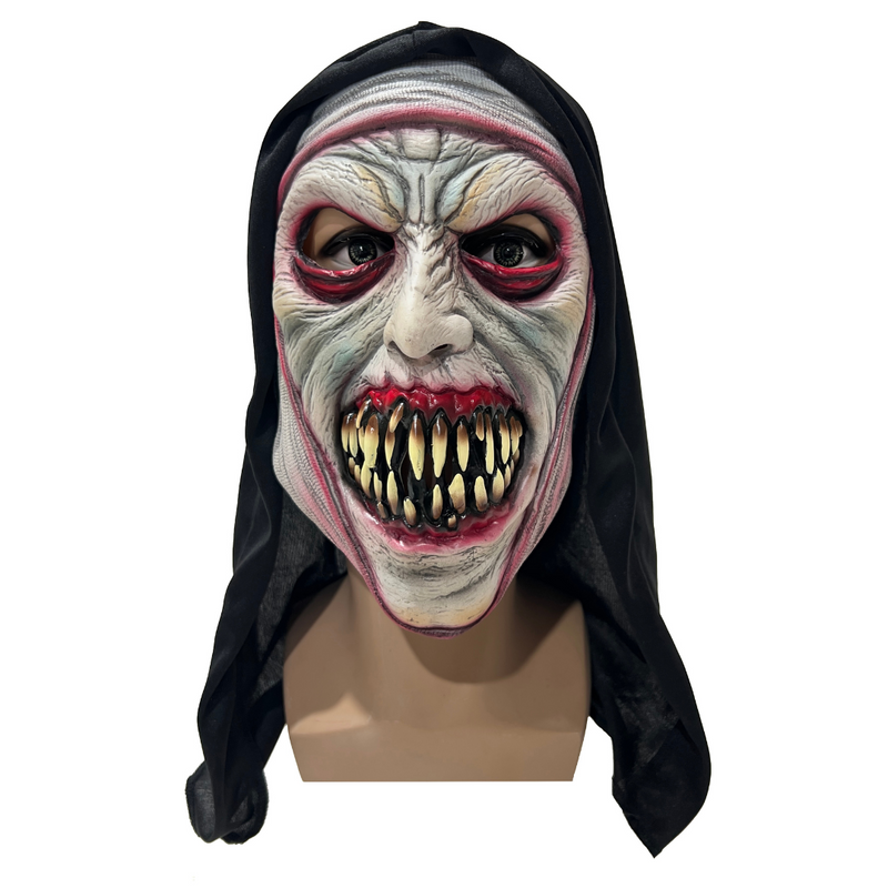 Ronis Demon Nun Latex Mask
