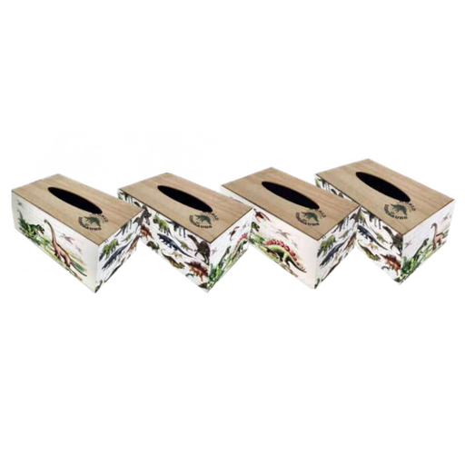 Ronis Dinosaurs Tissue Boxes 24x13.5x10cm Assorted
