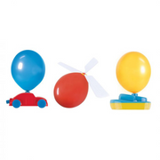 Ronis Discovery Zone 3 In 1 Balloon Racers 10x11cm Multi-Coloured