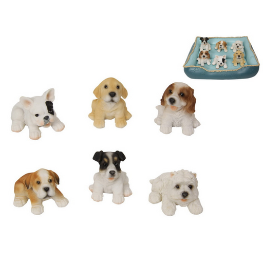 Ronis Dog Bed With Dog 6cm Assorted