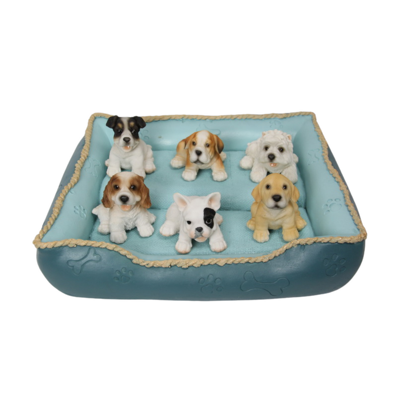 Ronis Dog Bed With Dog 6cm Assorted