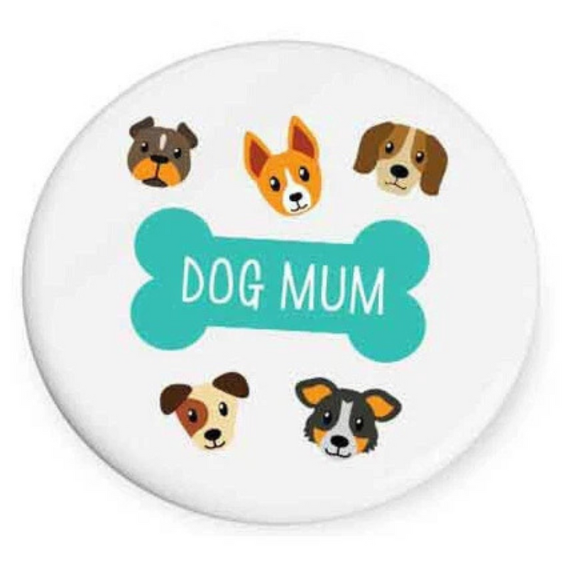 Ronis Dog Mum - Beautiful On The Inside Coaster 10cm