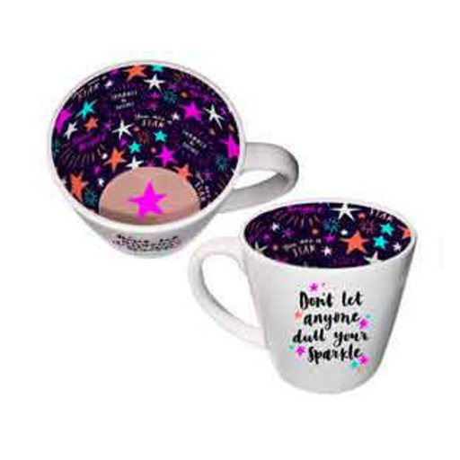 Ronis Don't Let Anyone Dull Your Sparkle Inside Out Mug 410ml