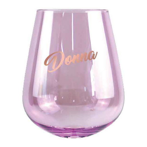 Ronis Donna Stemless Glass 13cm 600ml 2pk