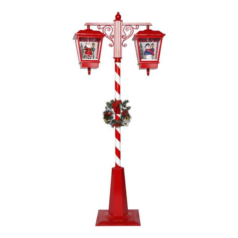 Double Lantern Christmas decoration 188cm tall with elegant festive design