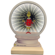 20 cm Dr. Seuss Grinch & Garland Infinity Snow Globe with LED light and swirling faux snow