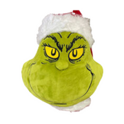 Life-size 183cm Animated Fuzzy Grinch figure with movement and sound – Dr. Seuss Christmas décor