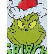 Mini Dr. Seuss Grinch metal sign with classic Grinch head design, 15x10cm holiday decoration.