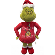 59cm Dr. Seuss Holiday Greeter Grinch Wearing Christmas Sweater with Max Design