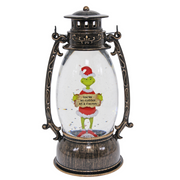 Dr. Seuss 24cm lantern with “You're As Cuddly As a Cactus” Grinch quote and LED glow