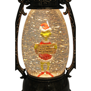 Dr. Seuss 24cm lantern with “You're As Cuddly As a Cactus” Grinch quote and LED glow