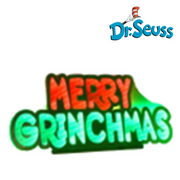 Dr. Seuss Merry Grinchmas 50cm Infinity Hanging Light – LED Indoor Christmas Decoration.
