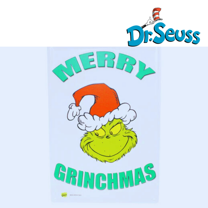 Ronis Dr. Seuss Metal Merry Grinchmas 35x24cm