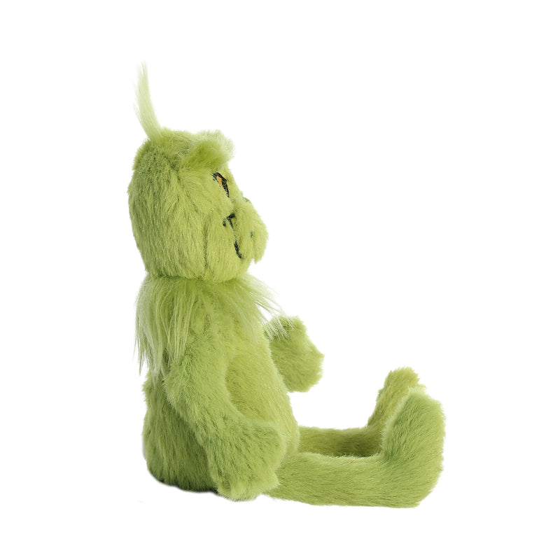Miniature Dr. Seuss Grinch Plush Toy – 2.54cm Tall with Green Fur.