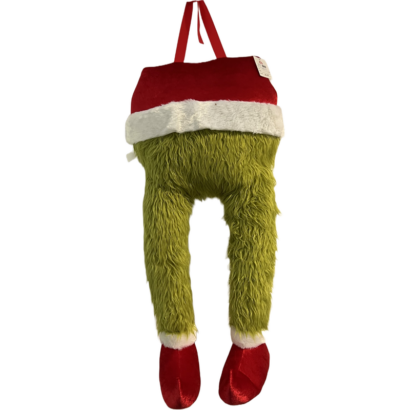 84cm Dr. Seuss Grinch Legs Tree Accessory with red pants and green plush feet