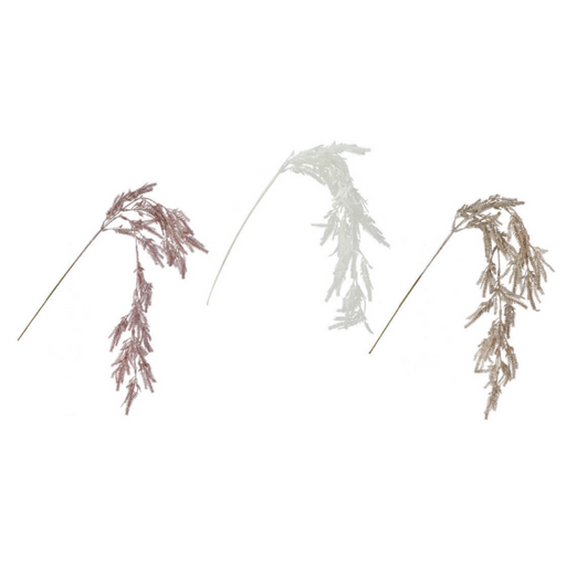 Ronis Draping Glitter Fern 78cm 3 Asstd