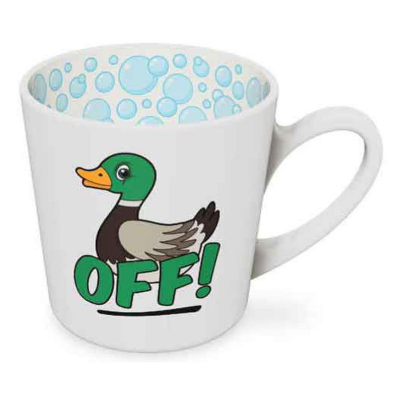 Ronis Duck Off - Beautiful On The Inside Mug 420ml 10cm