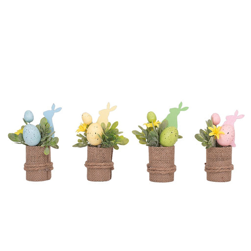 Egg shaped flower pot