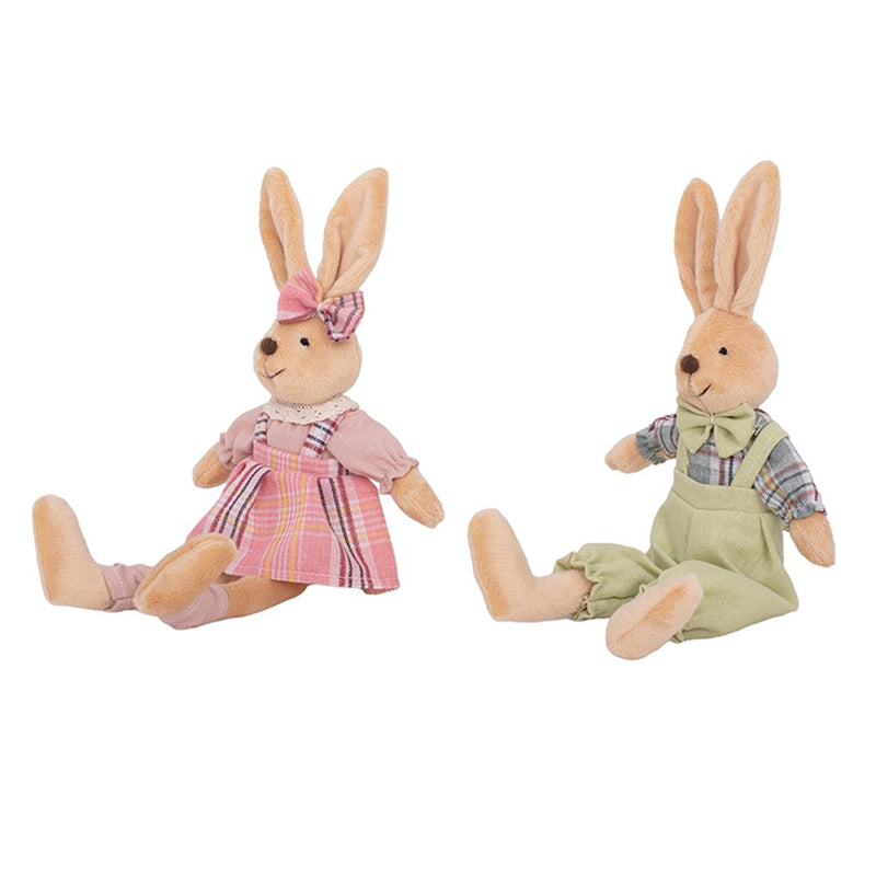 24cm fluffy bunny stuffed animal