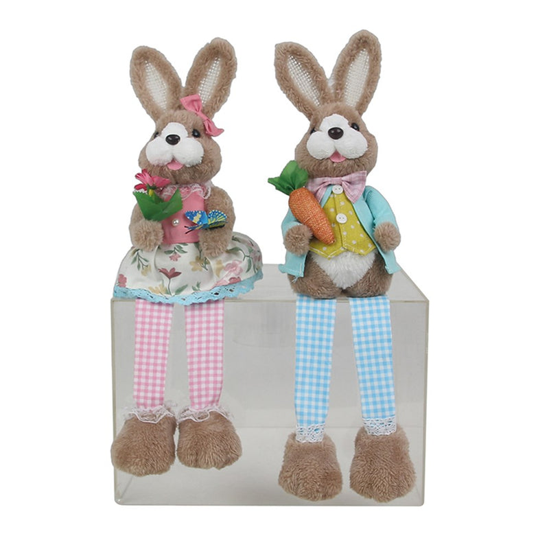Large assorted bunny statues