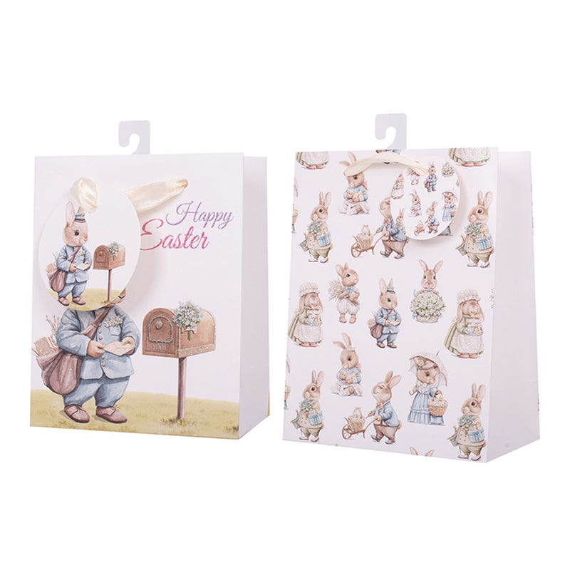 Medium vintage bunny gift bag
