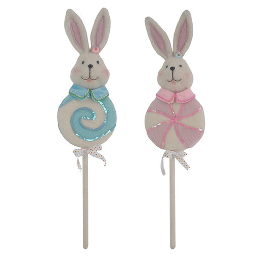 Large candy and bunny decoration