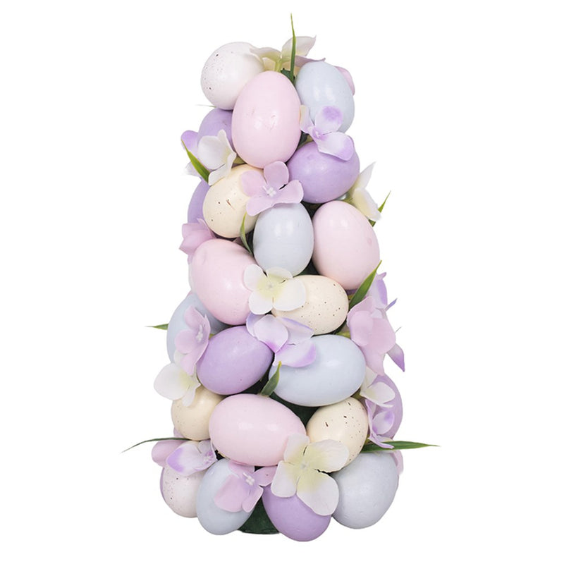 Tabletop tree with lavender and Easter eggs 33cm