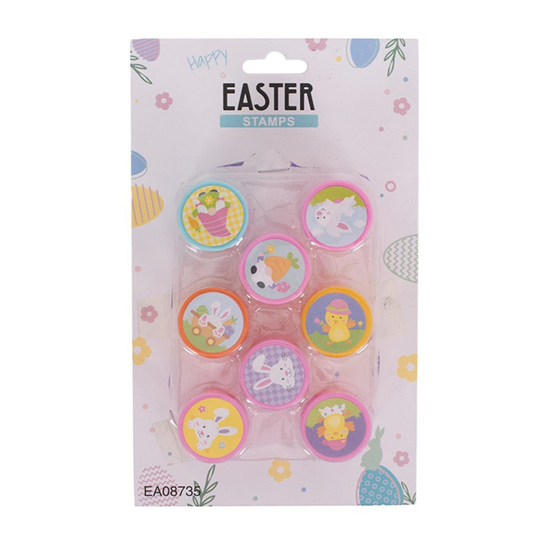 8 pack of Easter themed stamps