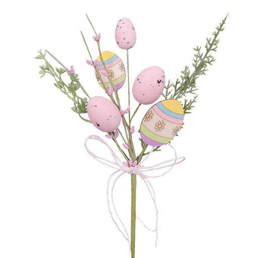 Decorative Easter egg on stick 25cm